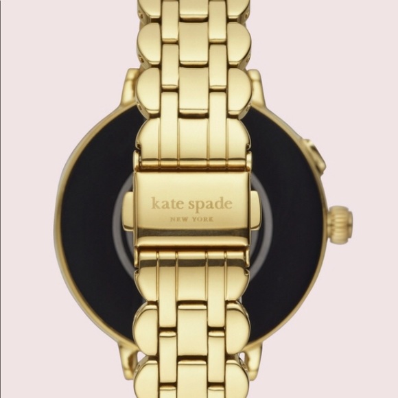 KATE ♠️ SPADE. GOLD SCALLOPED SMARTWATCH 2 -New - Picture 15 of 16